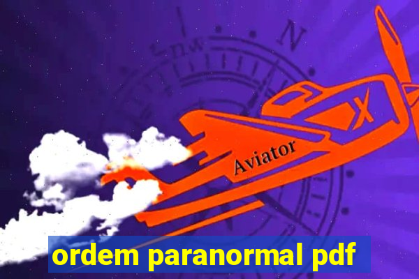 ordem paranormal pdf